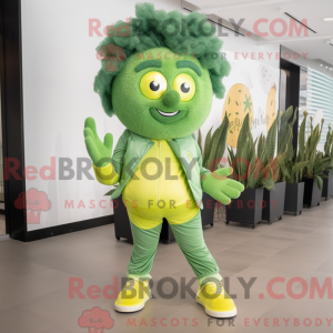 Forest Green Lemon mascot...
