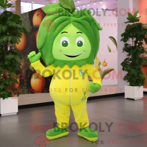 Forest Green Lemon mascot...