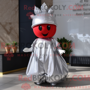 Silver Strawberry mascot...