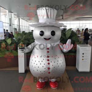 Silver Strawberry mascot...