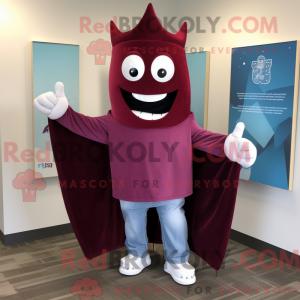 Maroon Tooth Fairy mascotte...