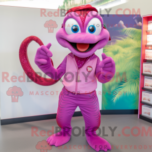 Postava maskota purpurového...