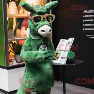 Forest Green Lama maskot...