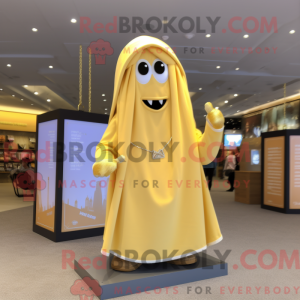 Gold Aglet mascot costume...