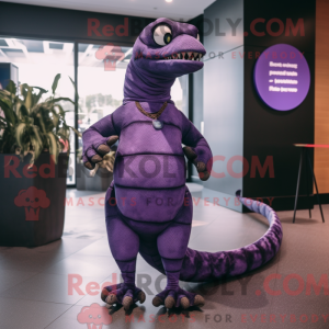 Purple Titanoboa mascot...