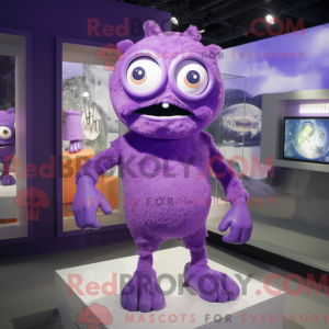 Purple Cyclops mascot...