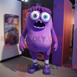 Purple Cyclops mascot...