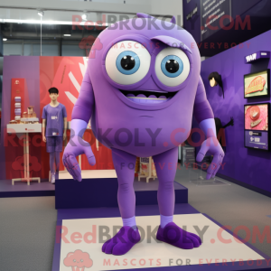 Lilla Cyclops maskot...