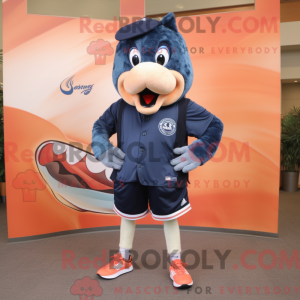 Navy laks maskot kostume...