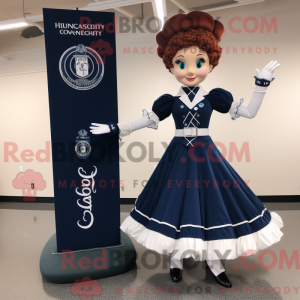 Navy Irish Dancer maskot...