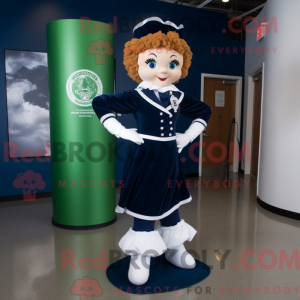Navy Irish Dancer mascot...