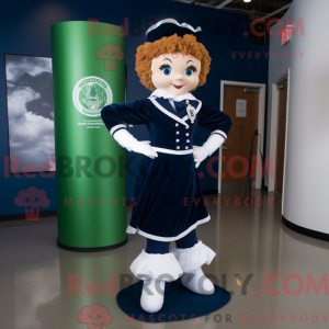 Navy Irish Dancer maskot...