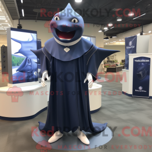 Navy Stingray mascot...