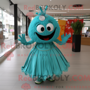 Turquoise Shakshuka mascot...