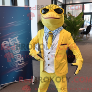 Gelbe Geckos Maskottchen...