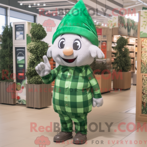 Spinach mascot costume...