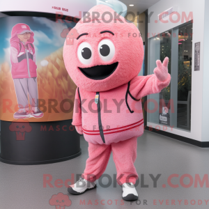Maskottchenkostüm Pink...