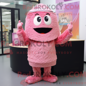 Maskottchenkostüm Pink...