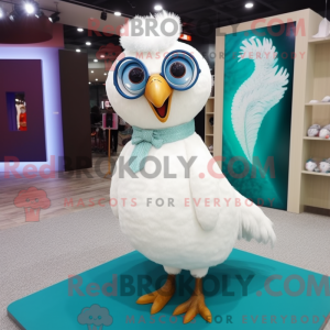 White Peacock mascot...