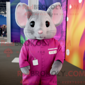 Magenta Chinchilla mascot...