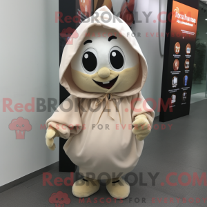 Beige Apricot mascot...