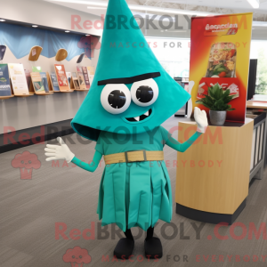Postava maskota Teal Nachos...