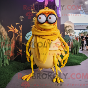 Disfraz de mascota cangrejo...