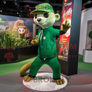 Forest Green Weasel mascot...