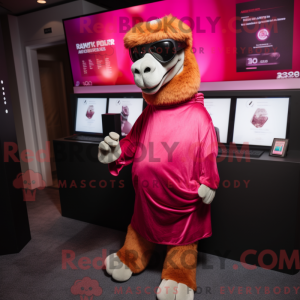 Magenta Camel mascot...