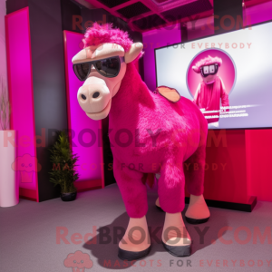 Magenta Camel mascot...