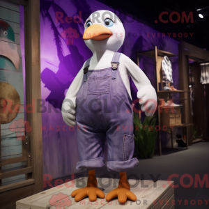 Purple Albatross mascot...