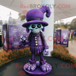 Purple Graveyard mascot...