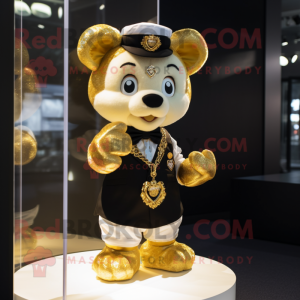 Guldarmbånd maskot kostume...