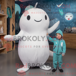 White Narwhal mascot...