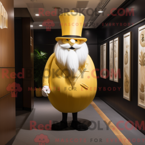 Gold Onion mascot costume...