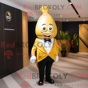 Gold Onion-maskotdraktfigur...
