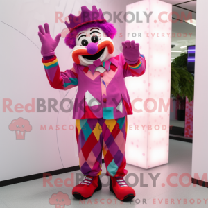 Magenta clown...