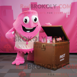 Maskottchenkostüm Rosa...