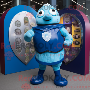 Blue Celtic Shield mascot...