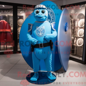 Figura de máscara de escudo...