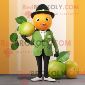 Oliven Grapefrugt maskot...