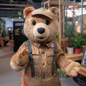 Figura de máscara de urso...