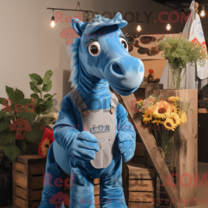 Figura de máscara de cavalo...