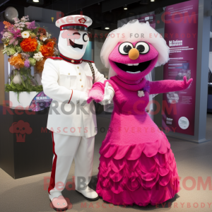 Magenta Commando mascot...