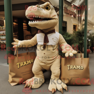 Costume de mascotte T Rex...