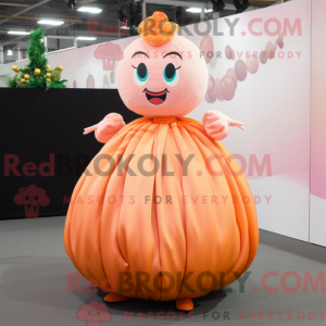 Peach Pumpkin mascot...