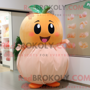 Peach Pumpkin mascot...