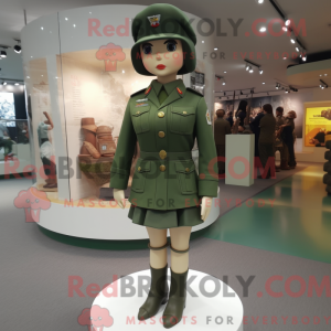 Army Soldier mascot costume...