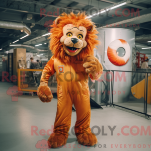 Rust Lion-maskotdraktfigure...
