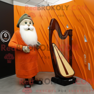 Orange Celtic Harpe máscara...